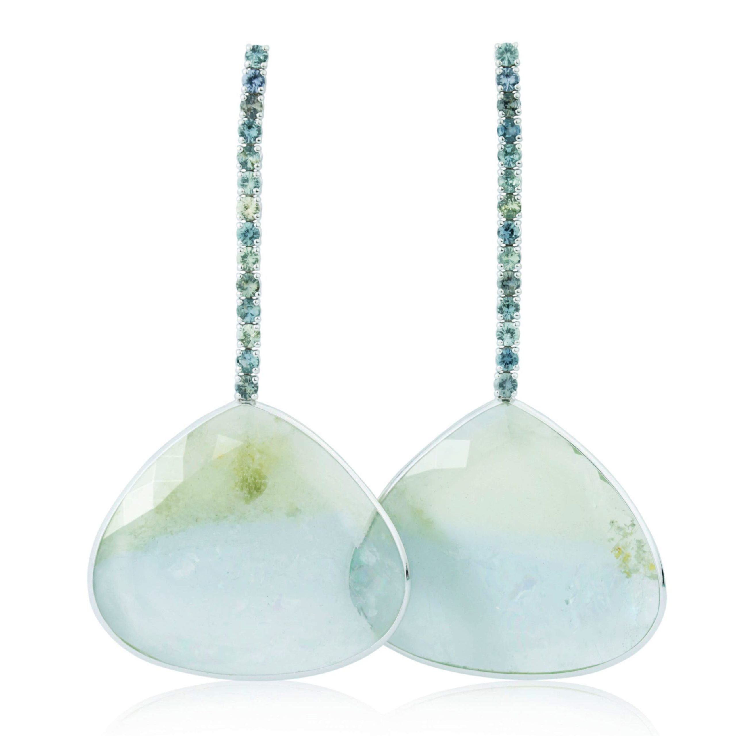 Beryll Sapphire Earrings