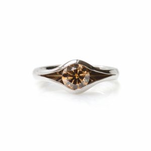 Juliering Diamant braun 2