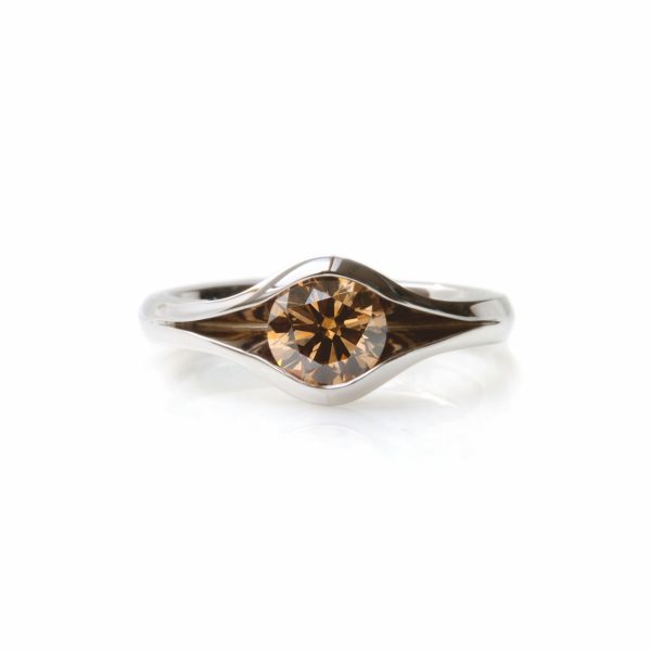 Juliering Diamant Braun