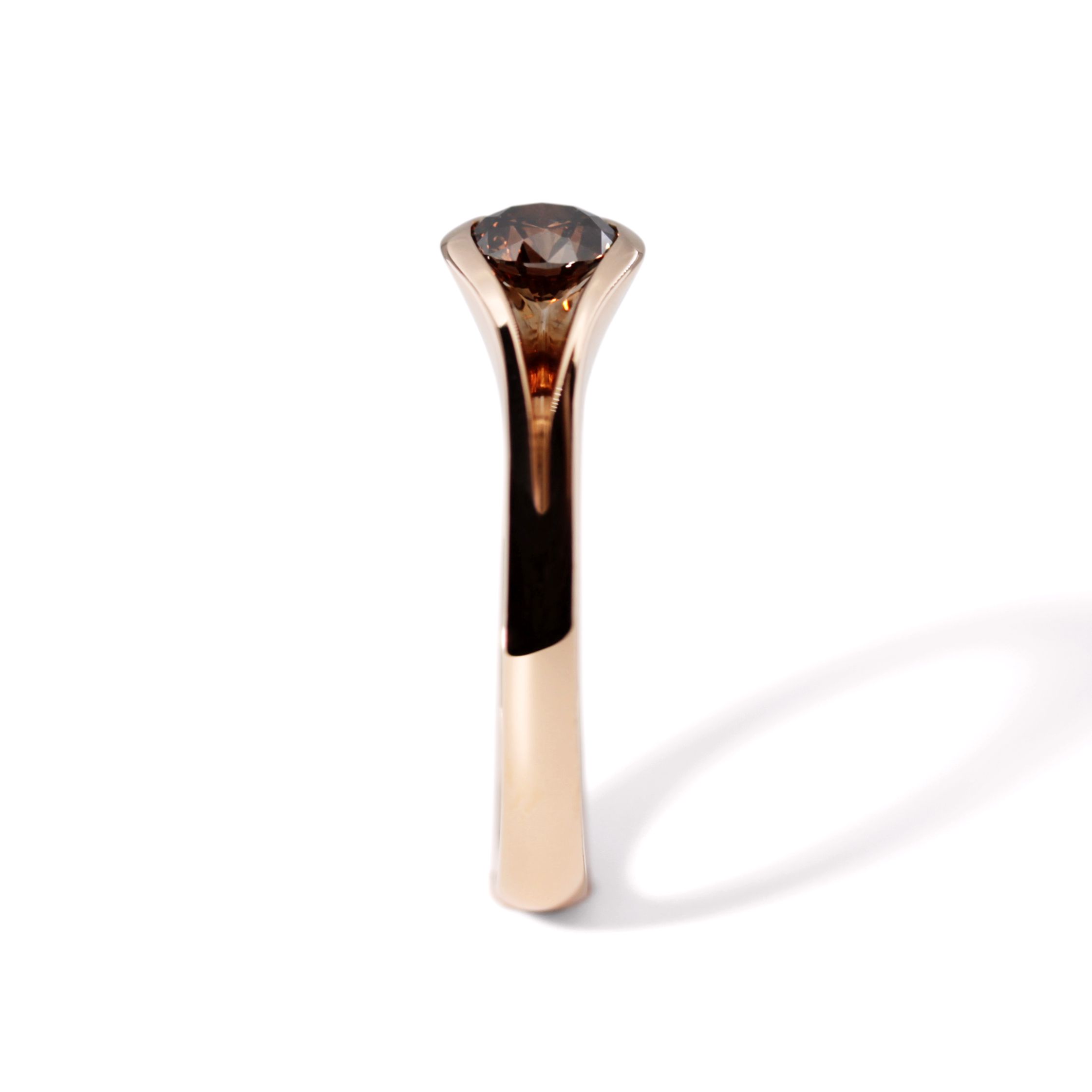 Juliering Diamant braun