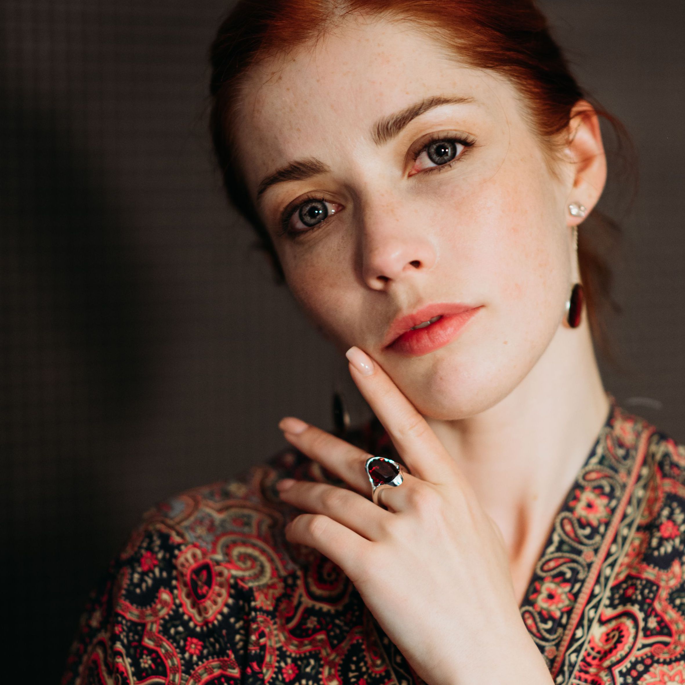 Julie-Ring 6-Karat-Rubellit