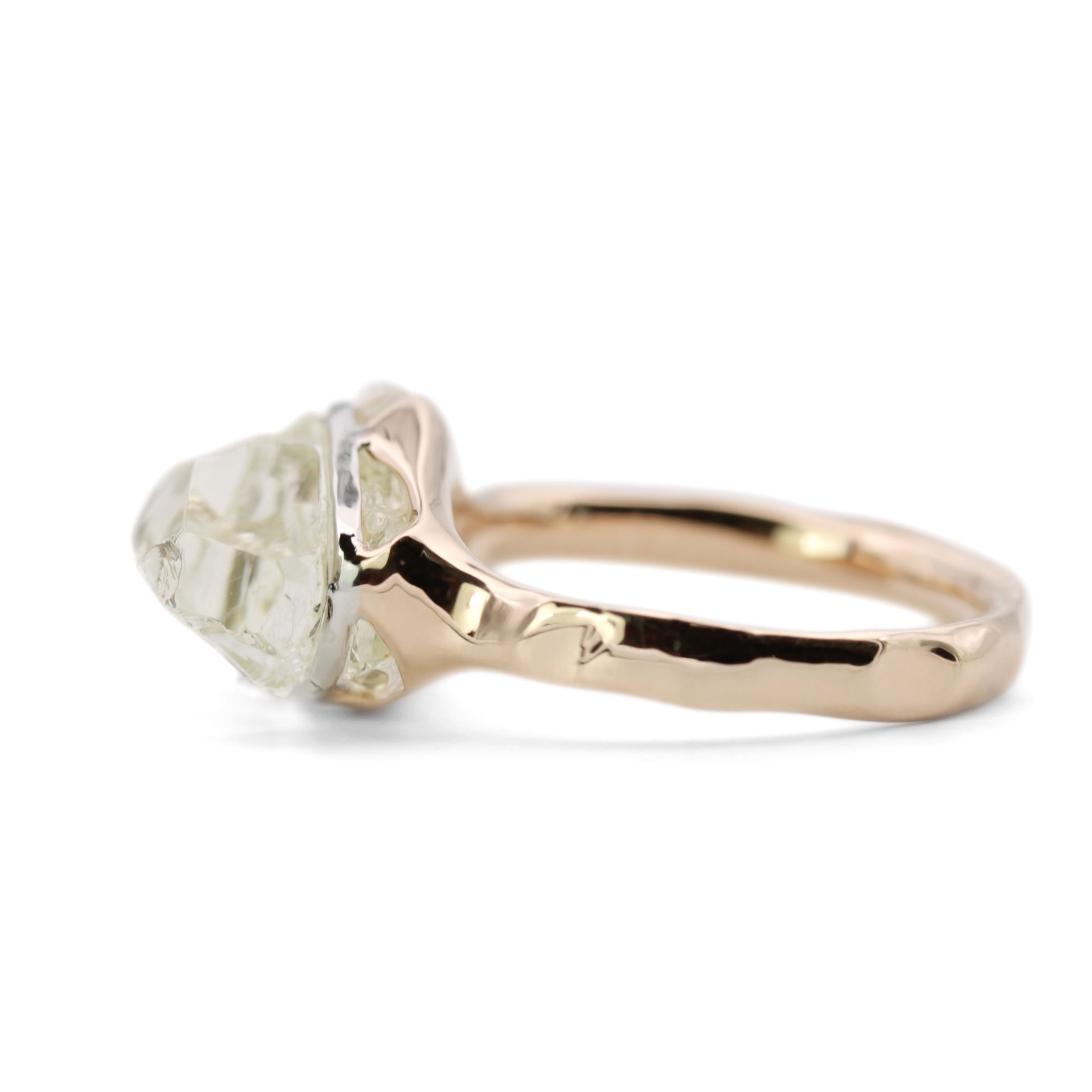 Rough Beryll Ring