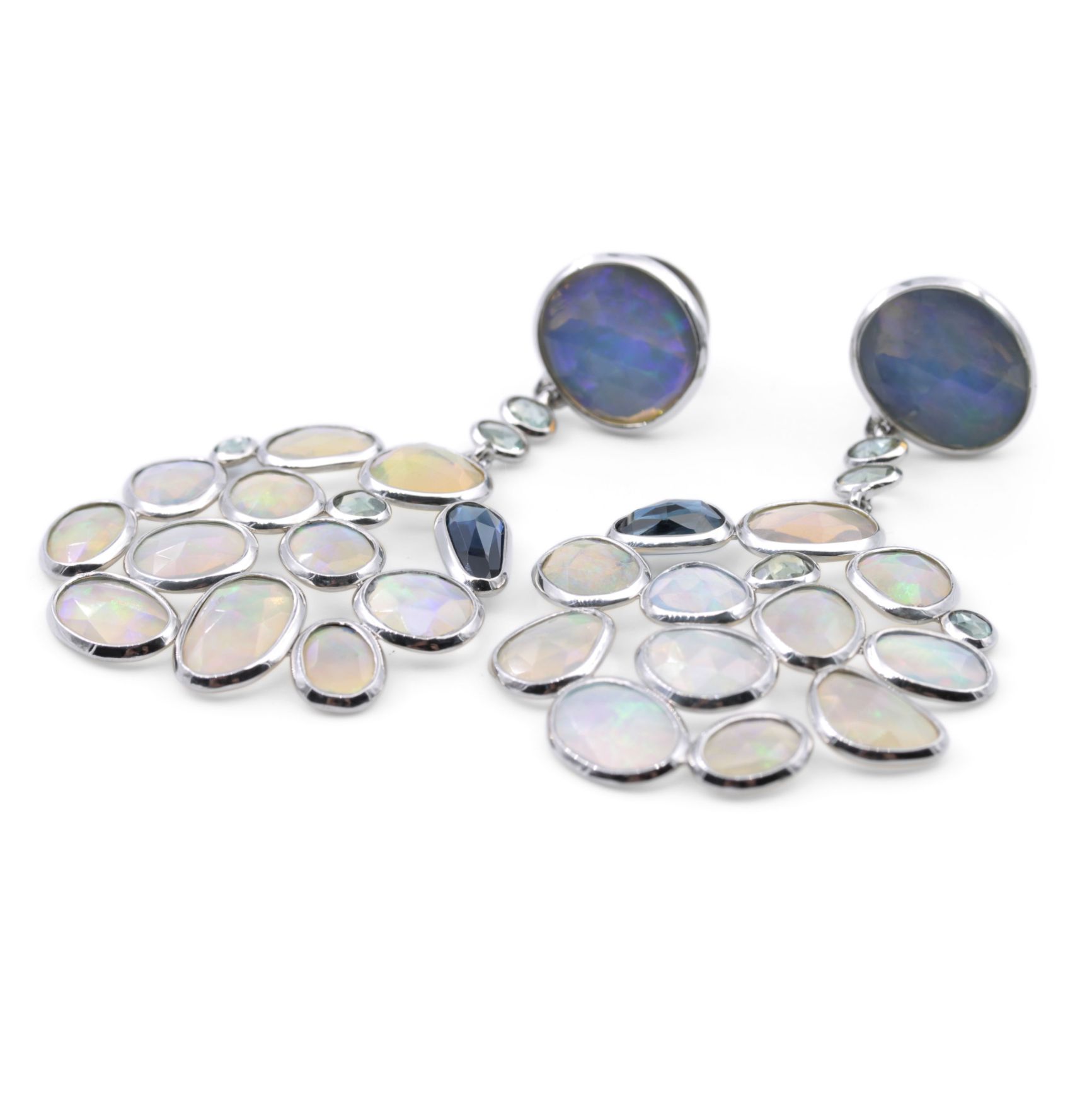 Opal Wolken Ohrringe