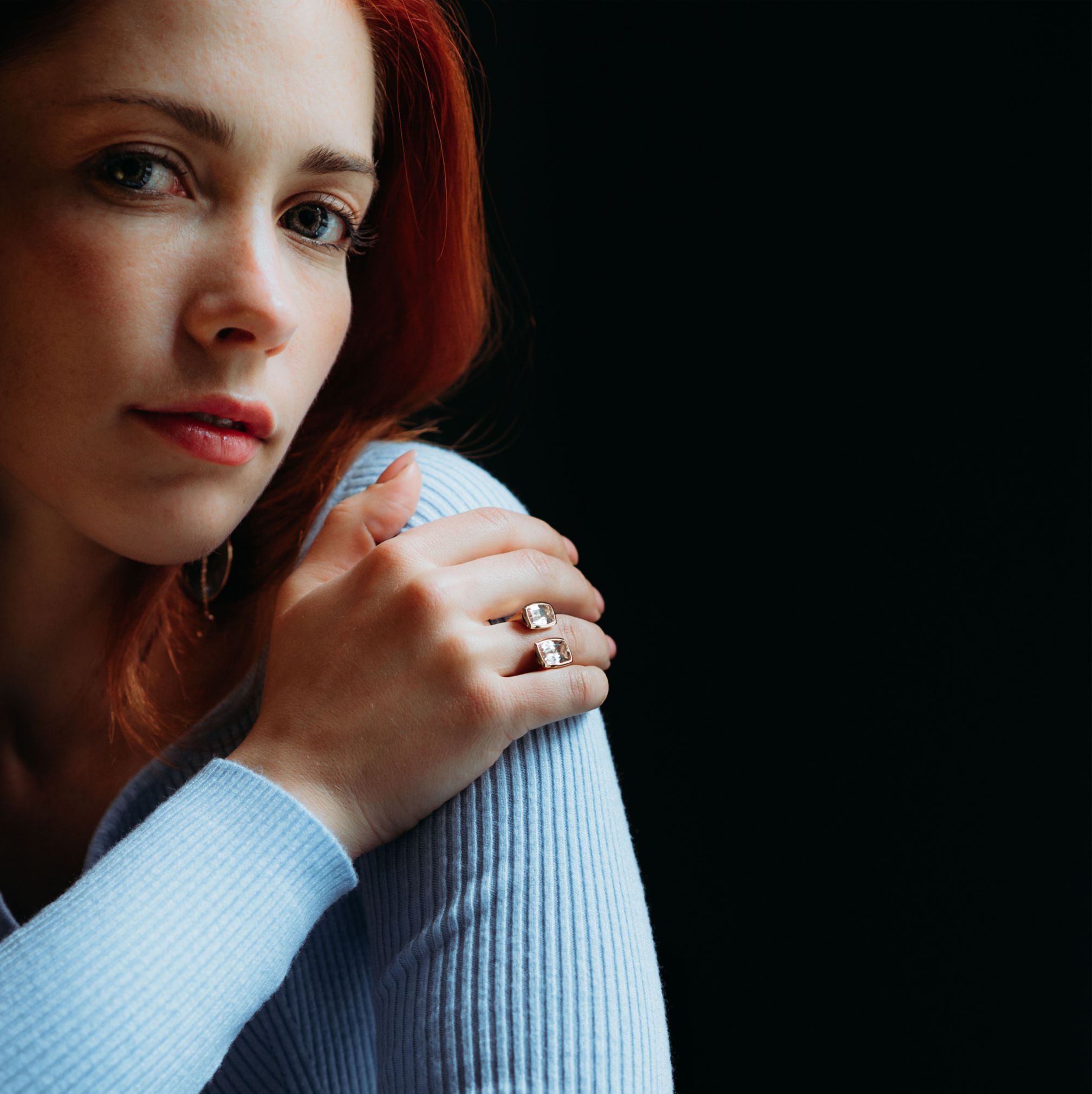 Morganit cibling Ring