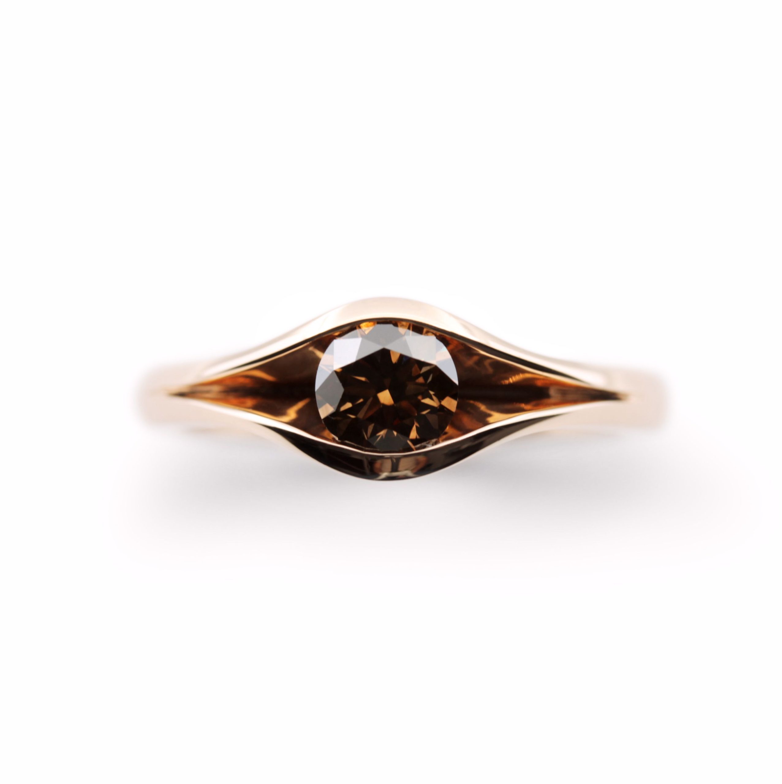 Juliering Diamant braun