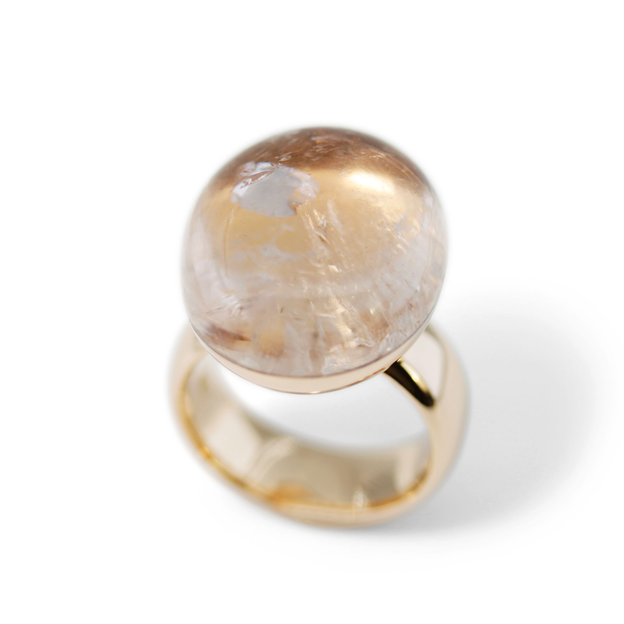 Morganit Cabochonring groß