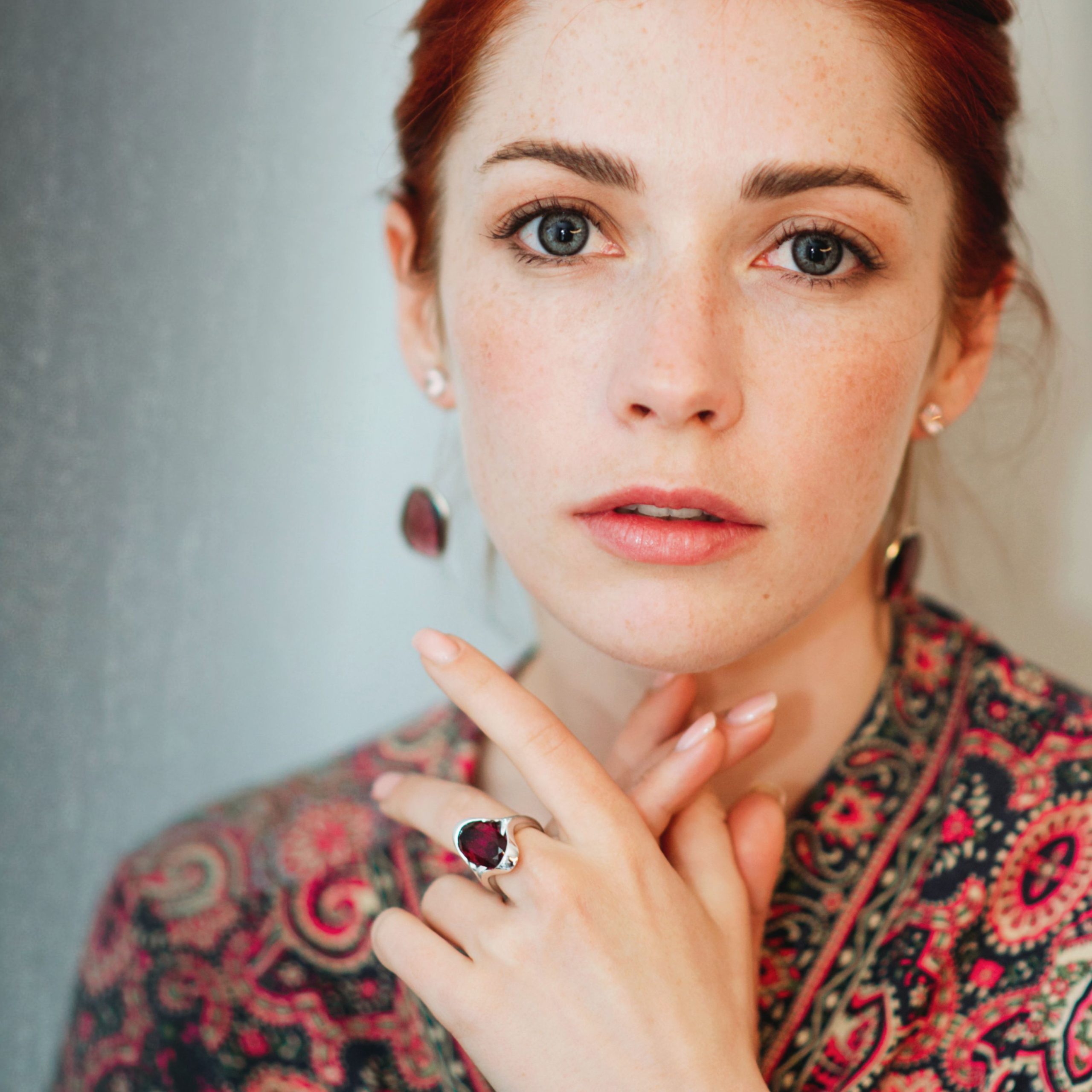 Julie-Ring 6-Karat-Rubellit