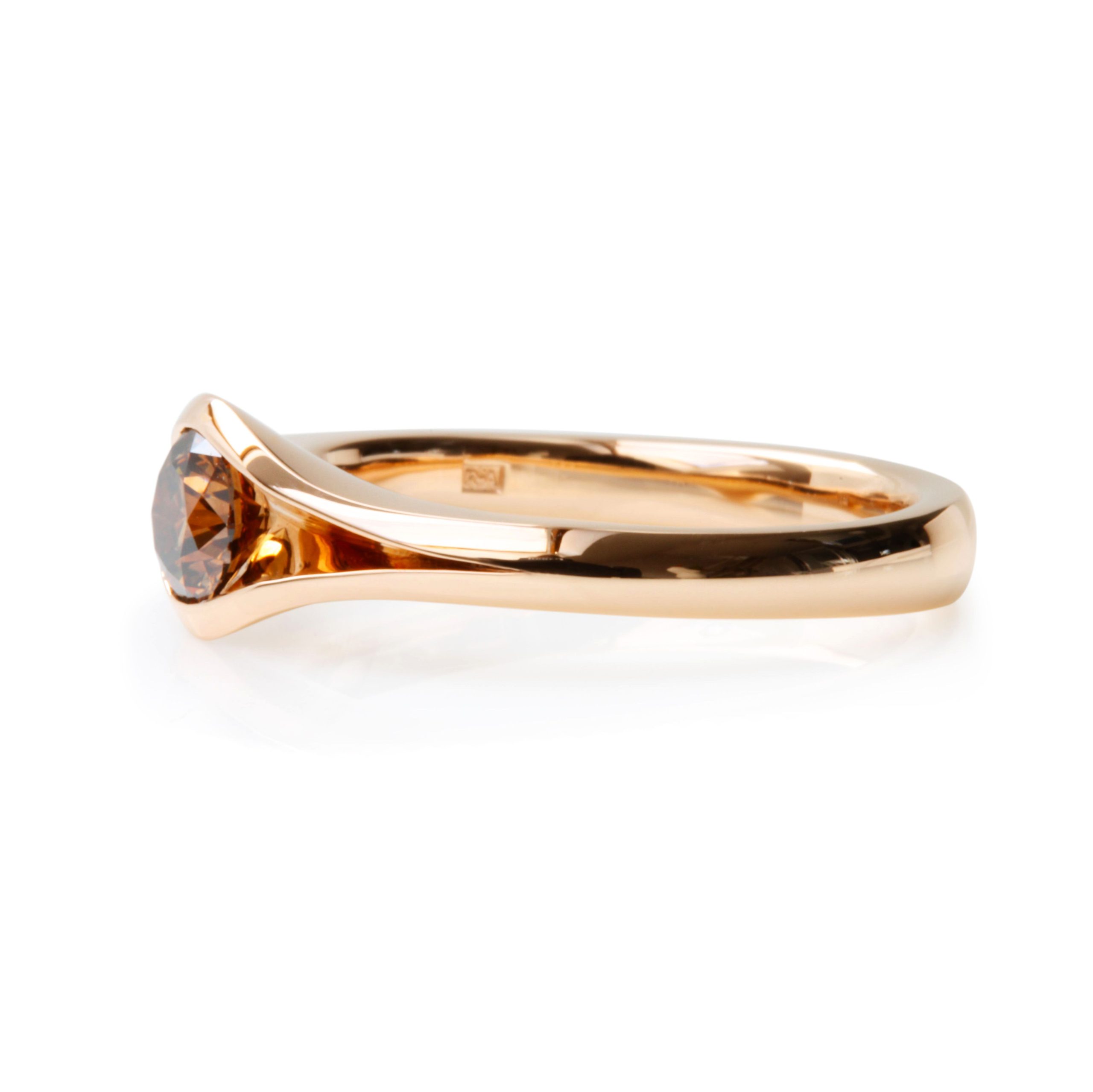 Juliering Diamant braun