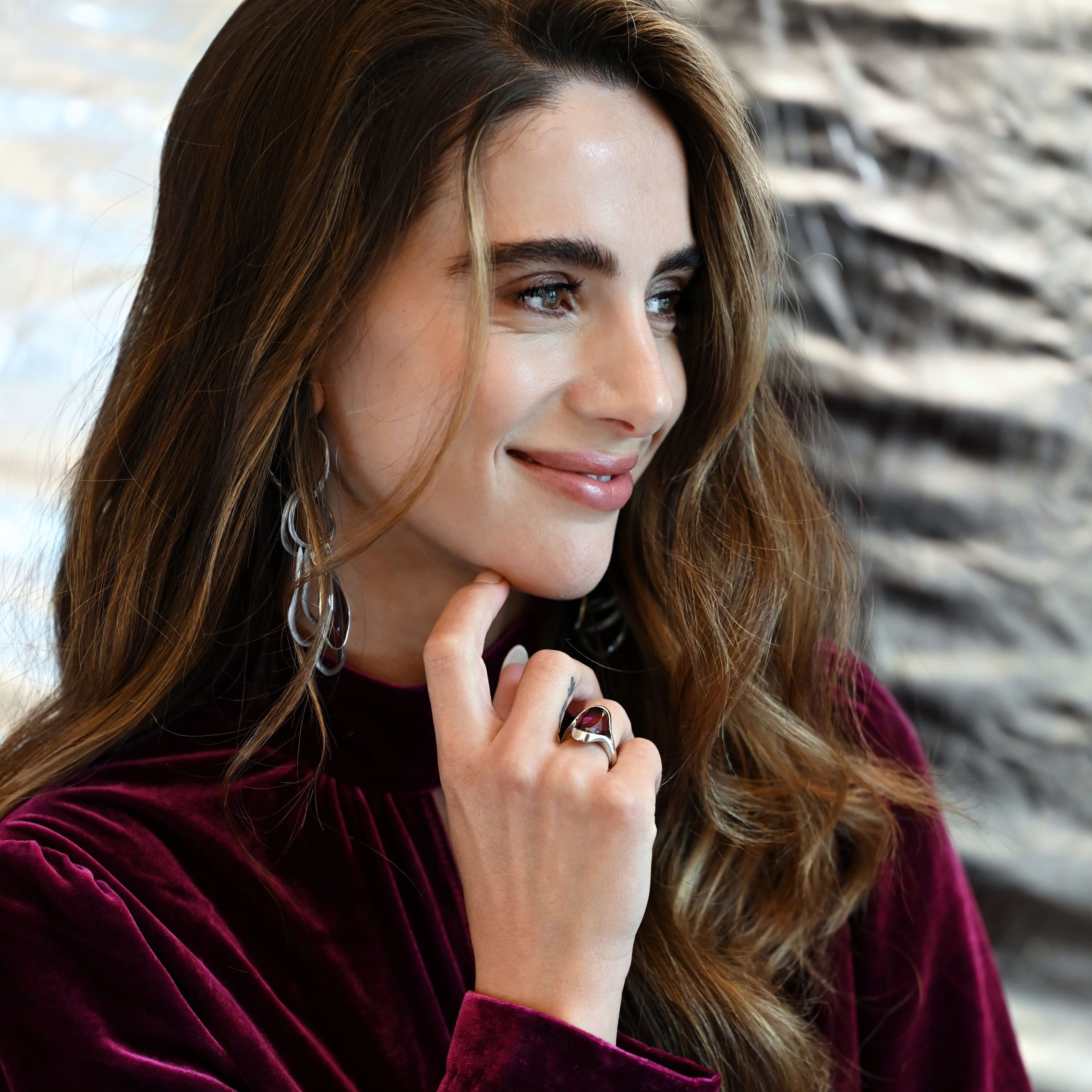 Julie-Ring 6-Karat-Rubellit