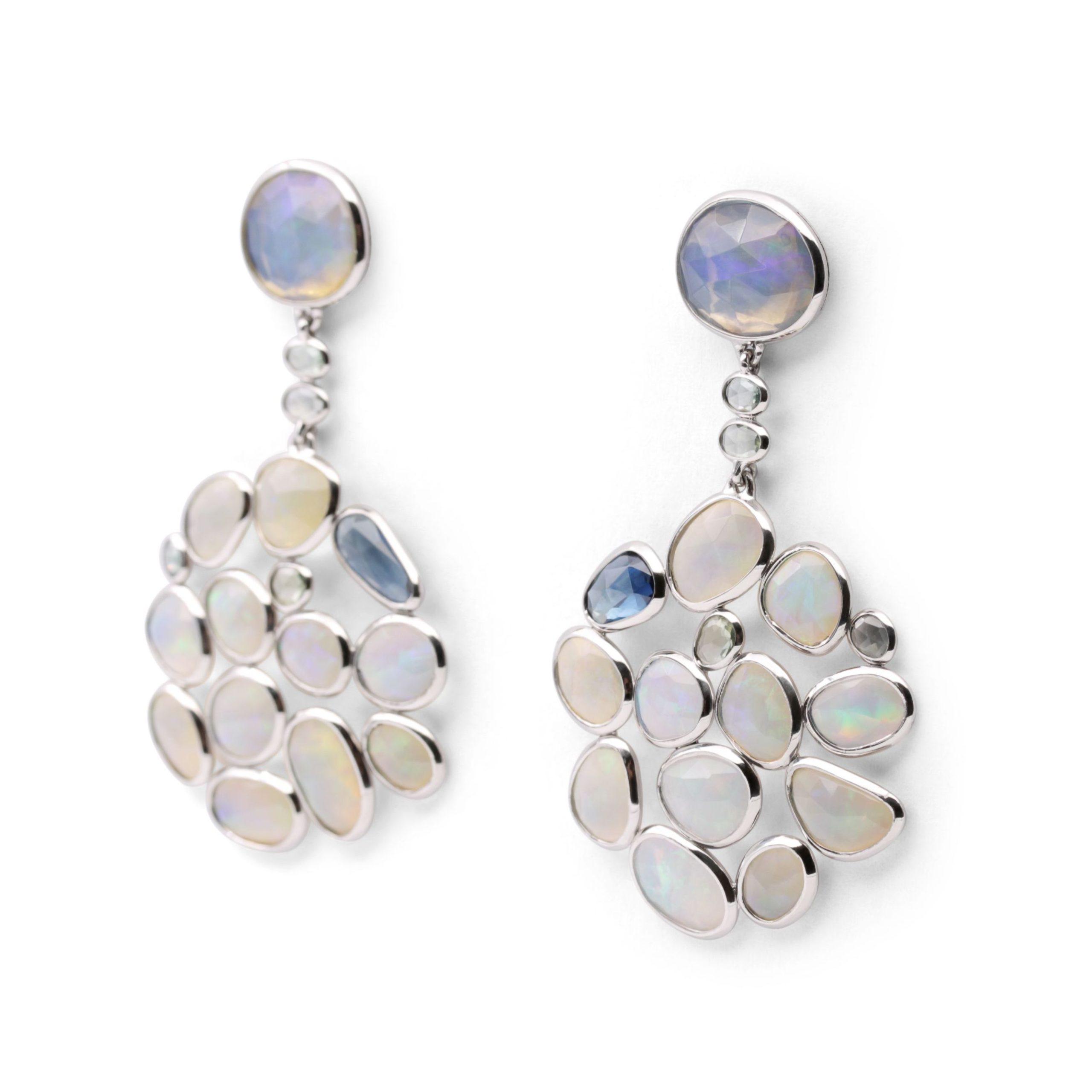 Opal Wolken Ohrringe