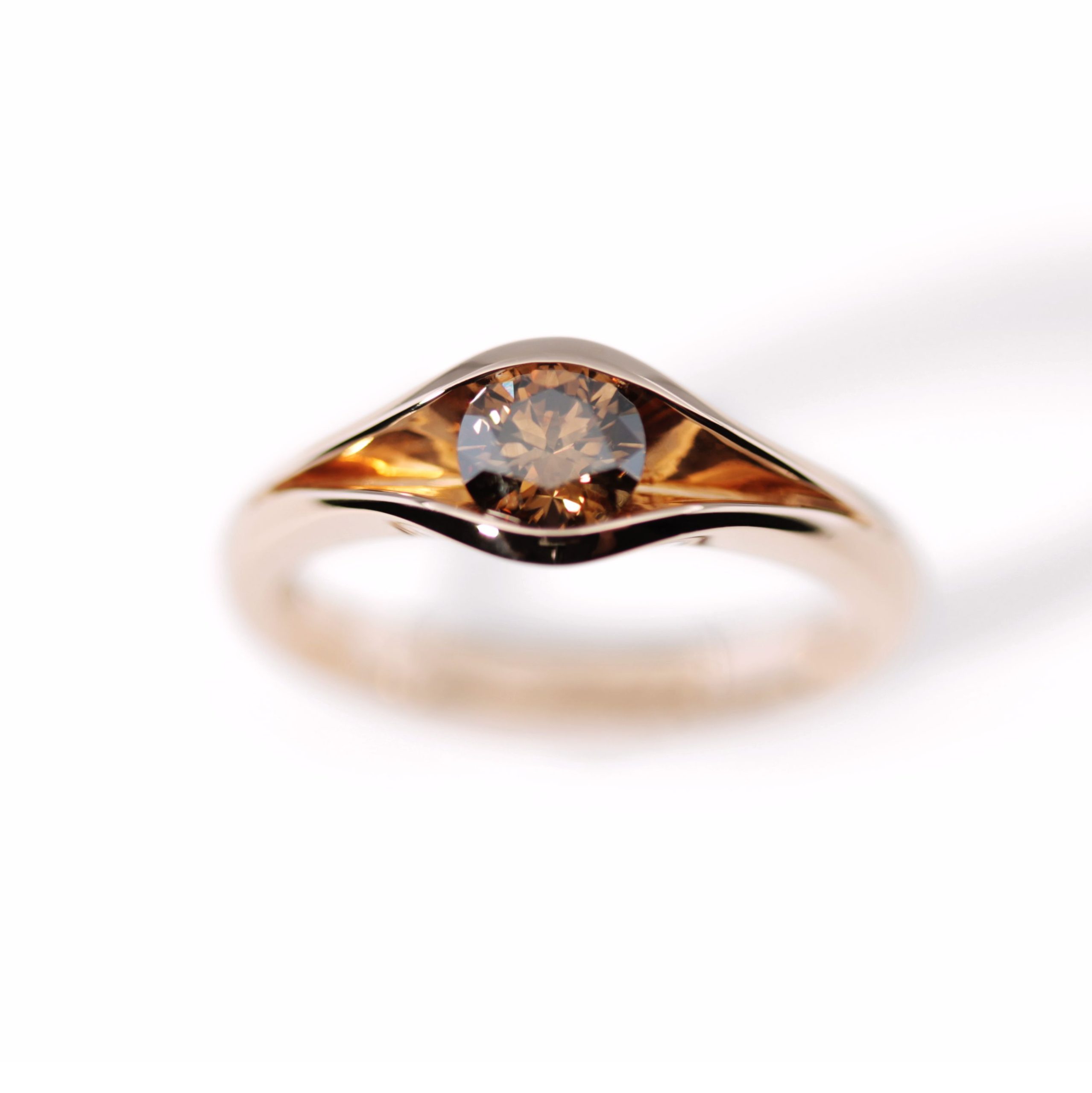 Juliering Diamant braun