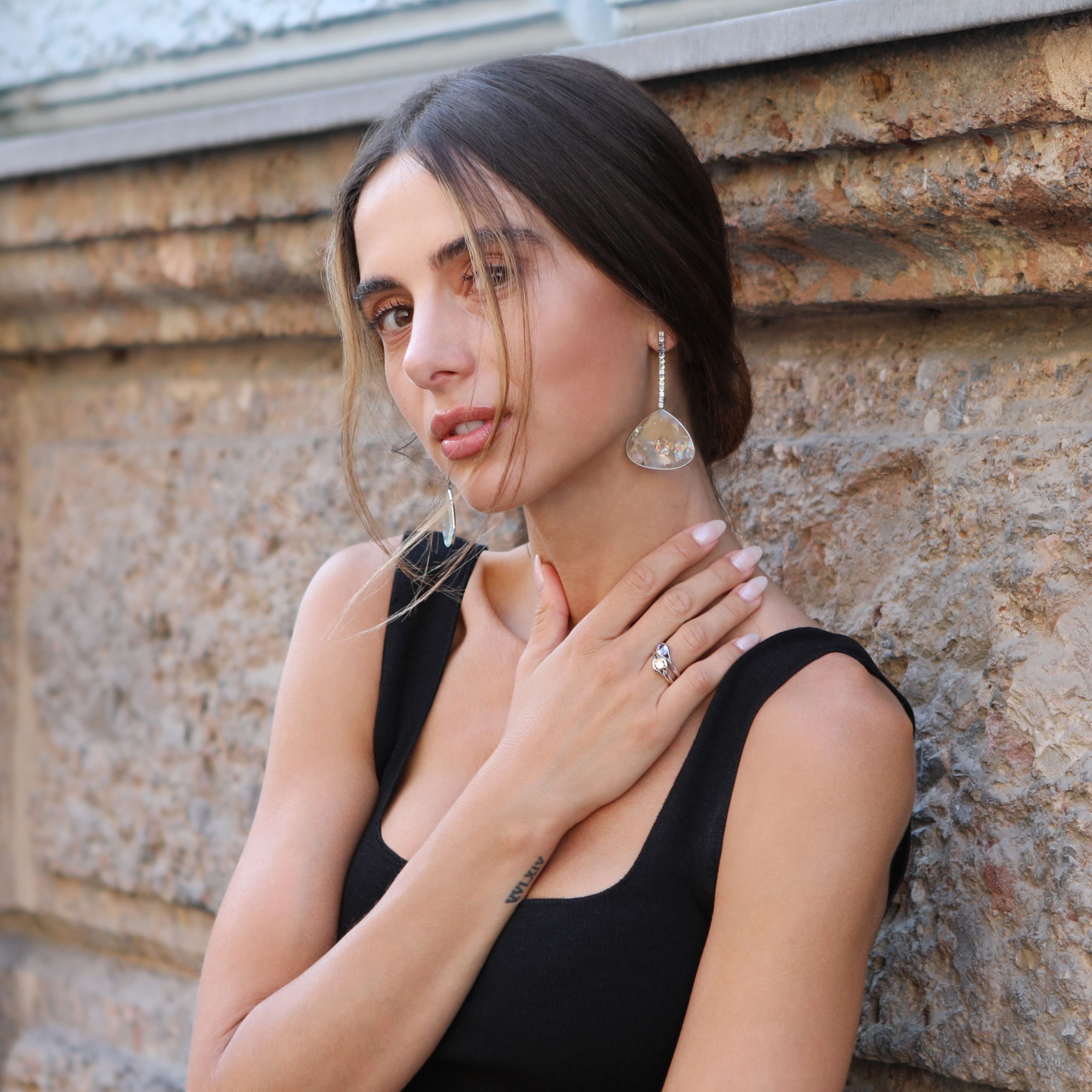 Juliering Diamant braun 2