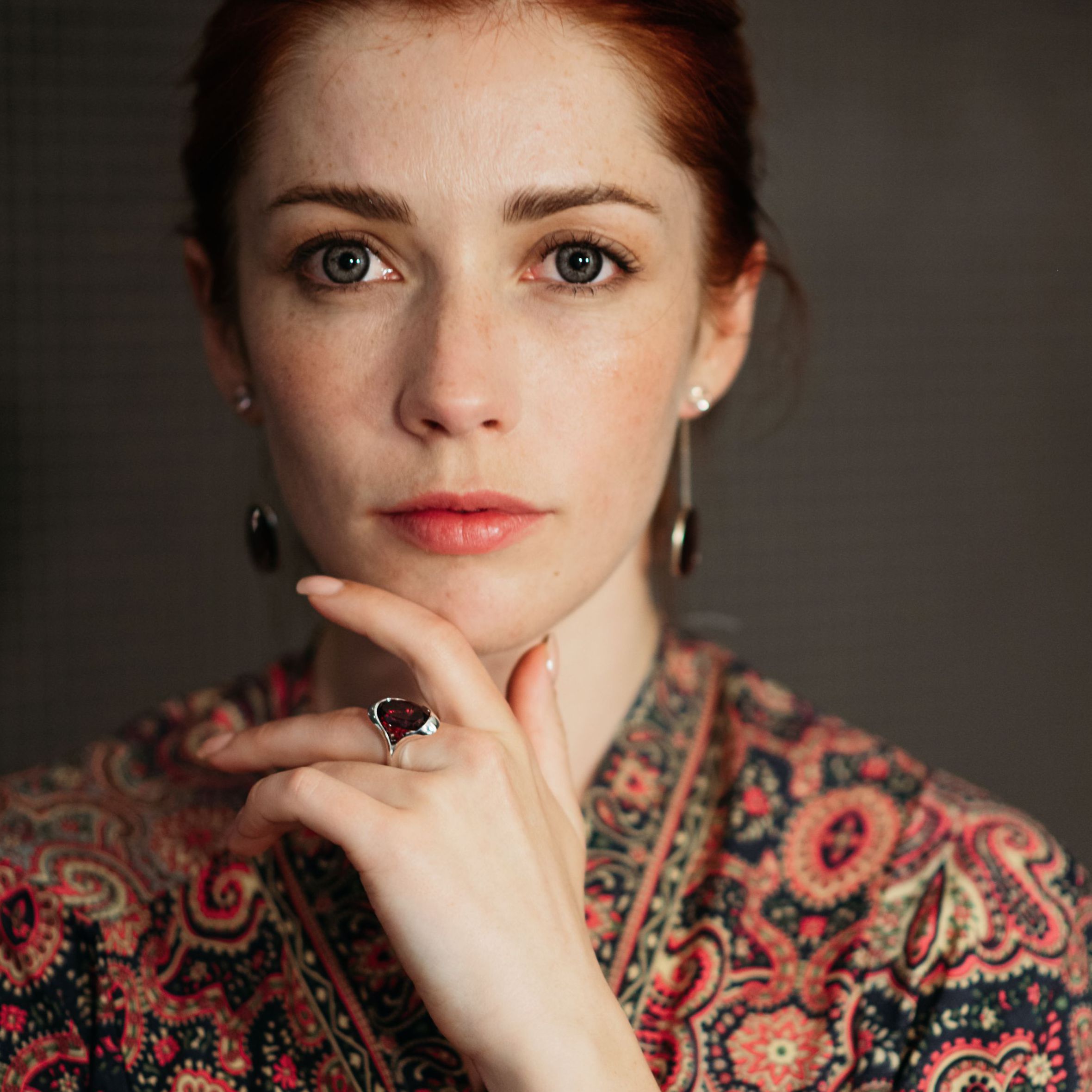 Julie-Ring 6-Karat-Rubellit