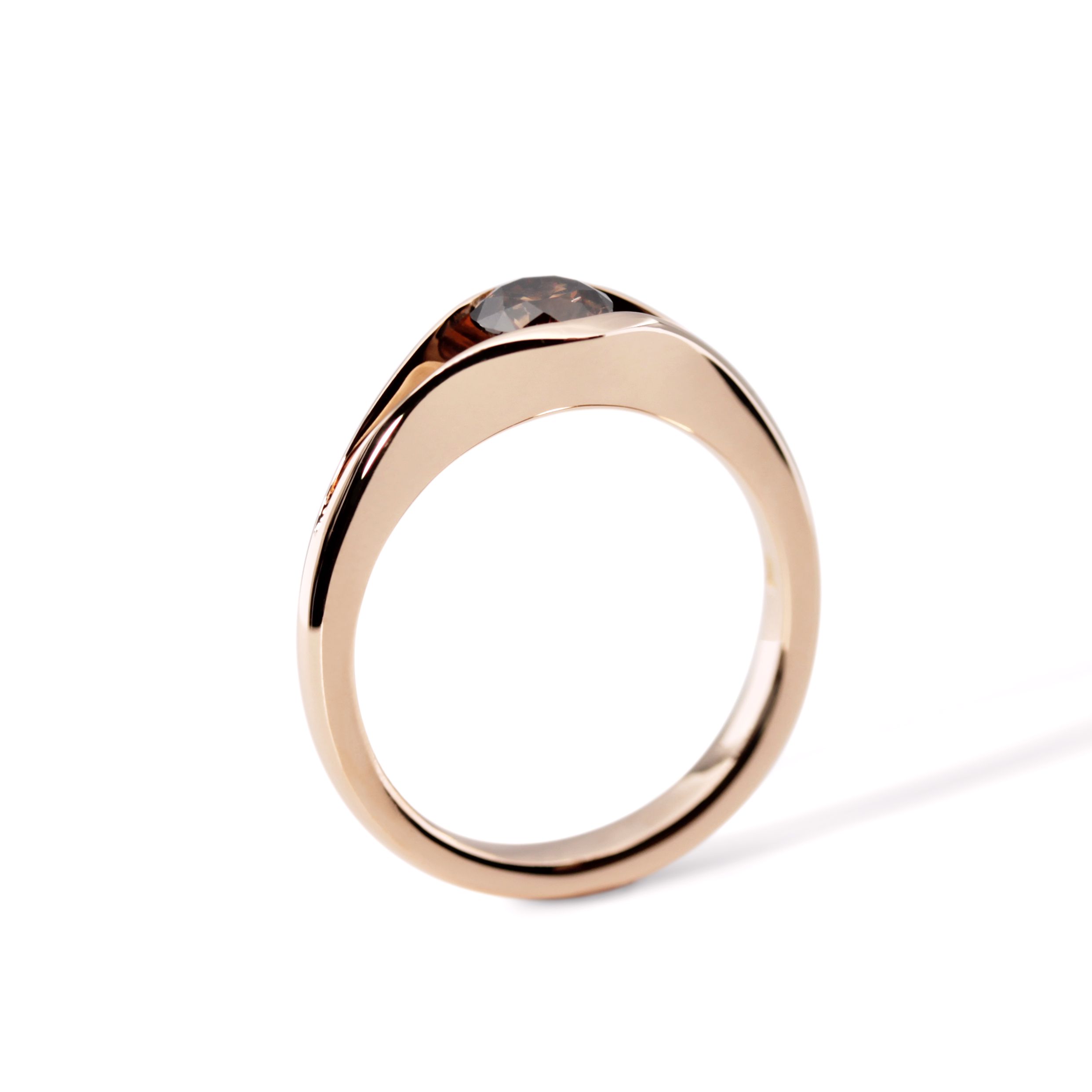 Juliering Diamant braun