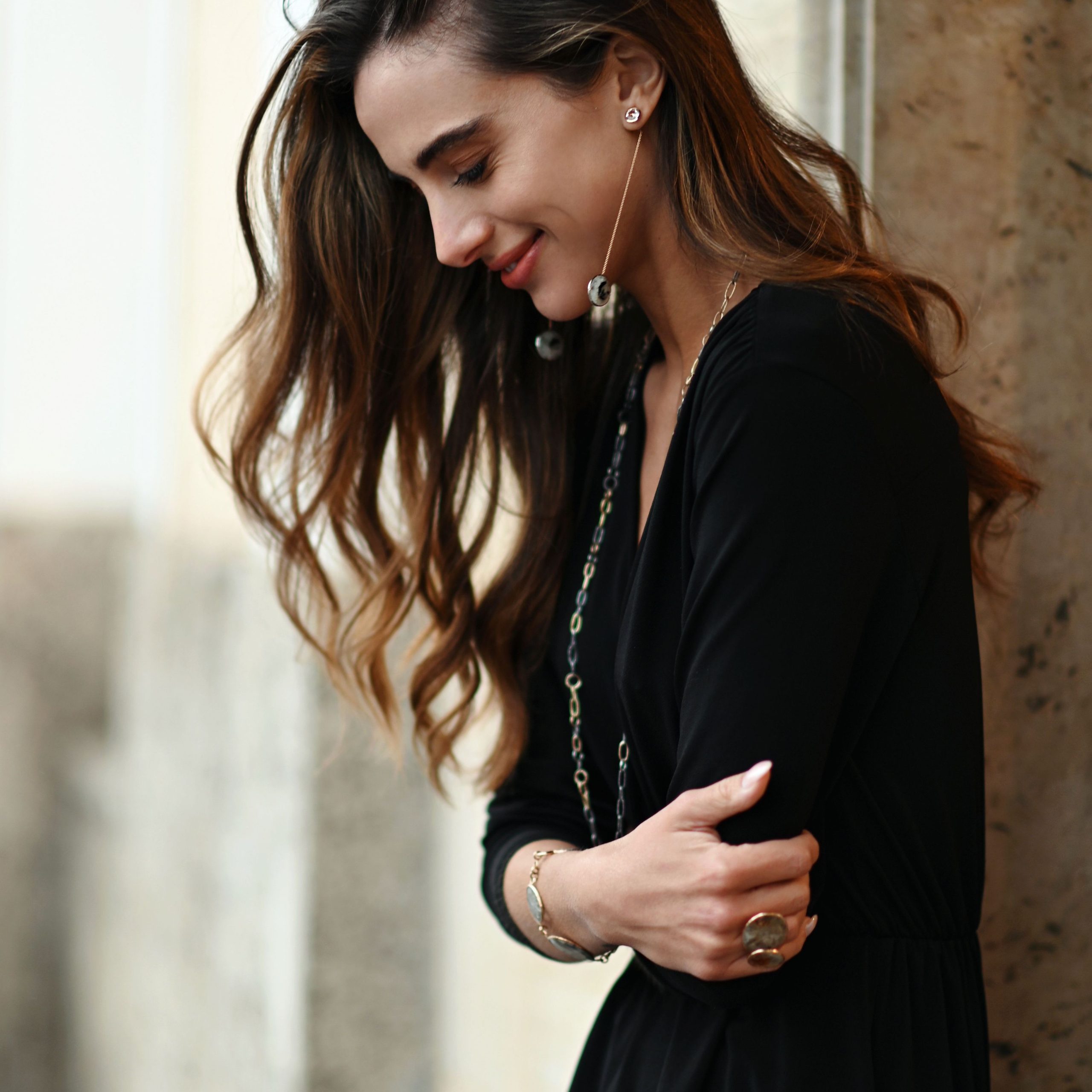 Bildberyll Ohrpendel