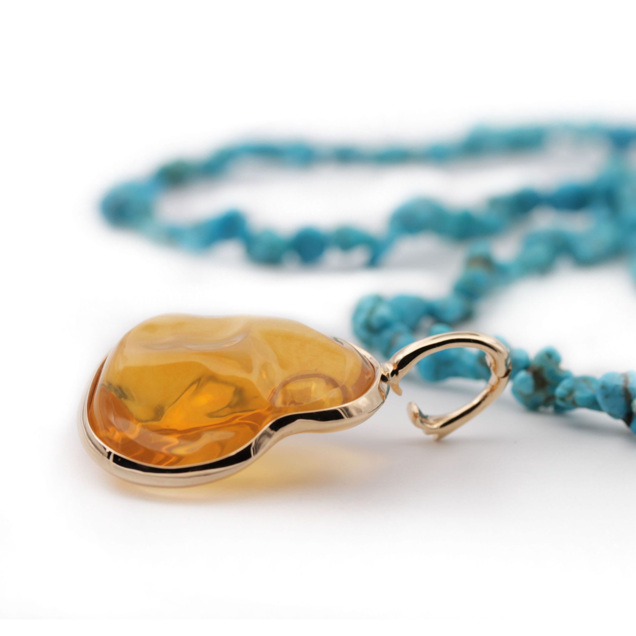 Feueropal Anhänger groß