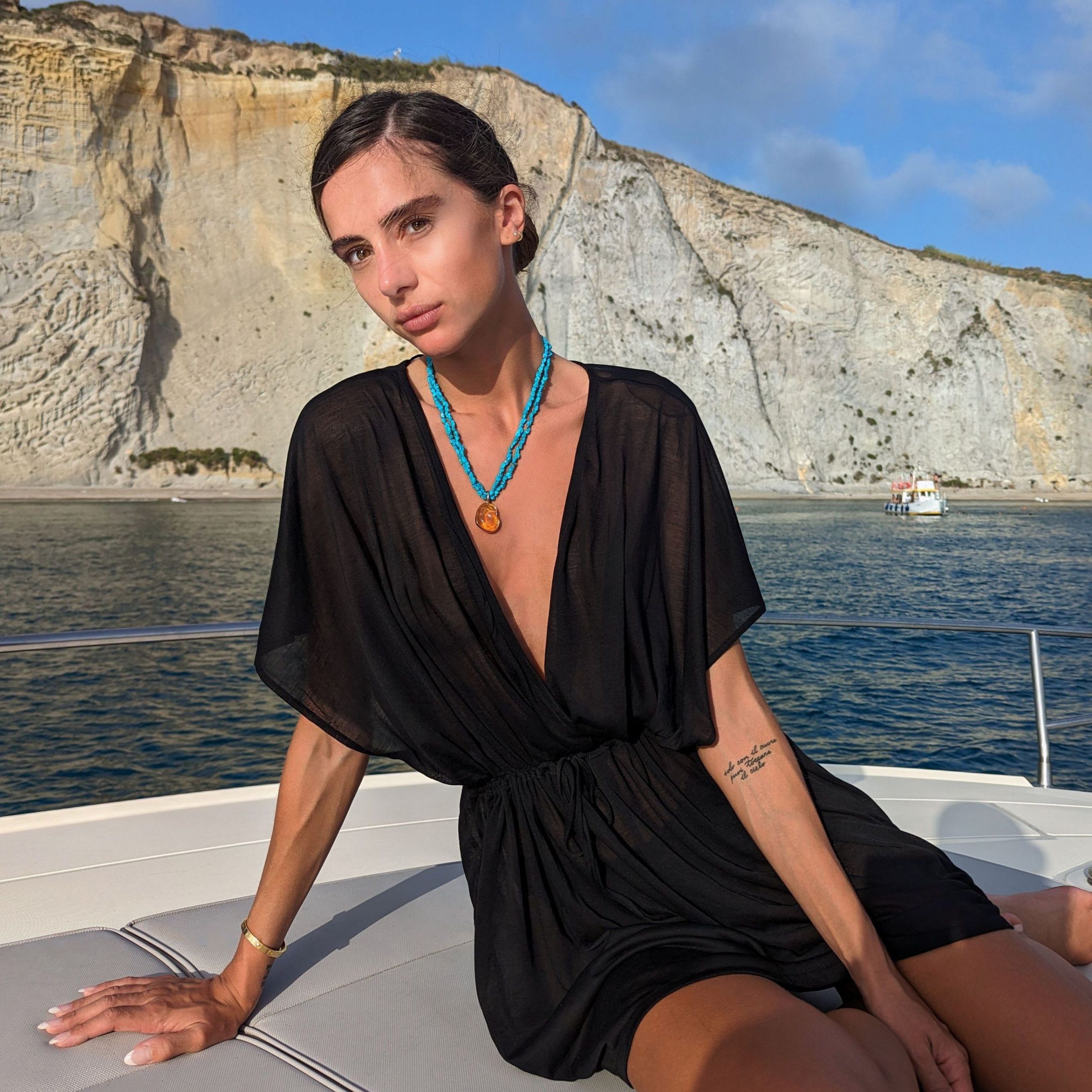 Feueropal Anhänger groß