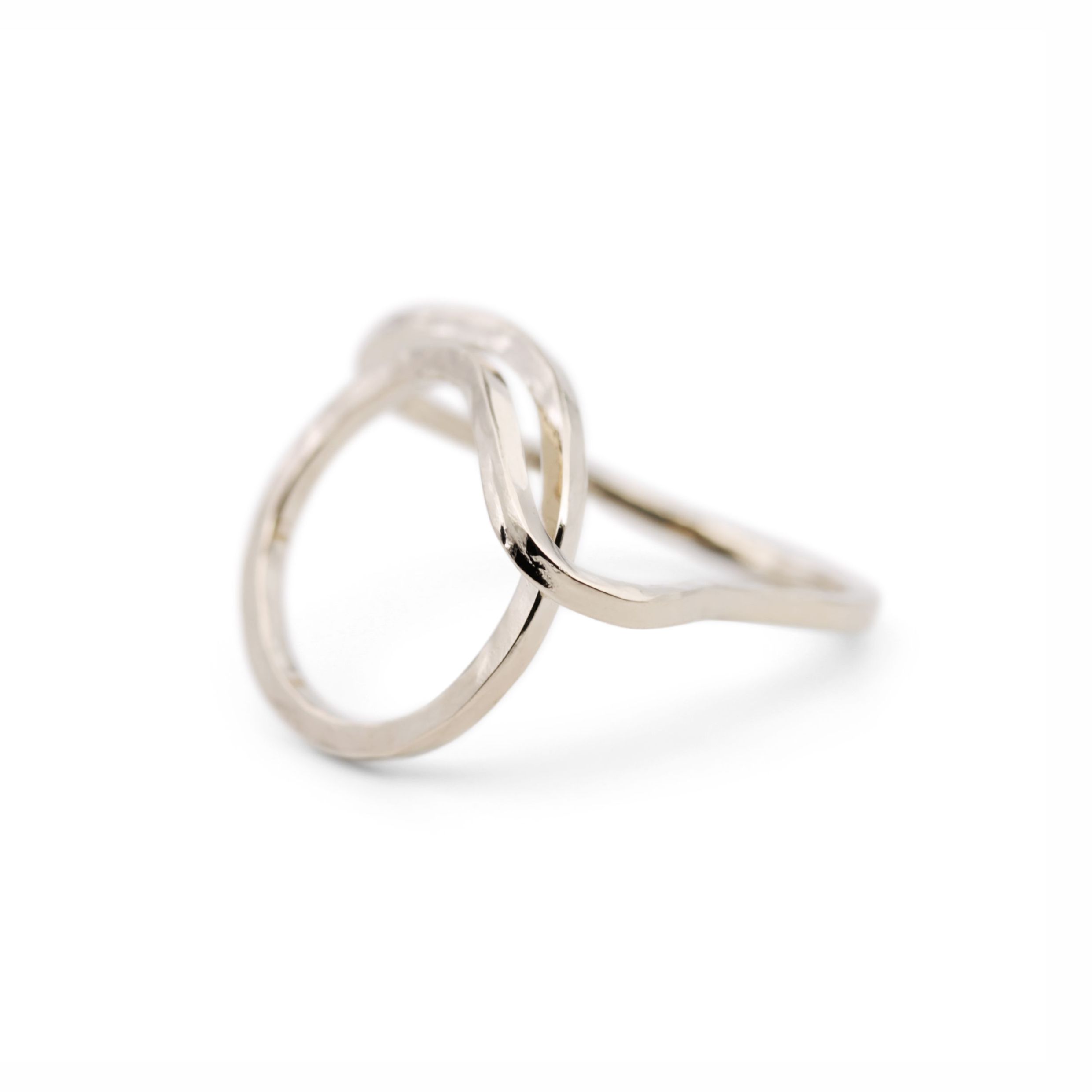 Curle Ring Weißgold