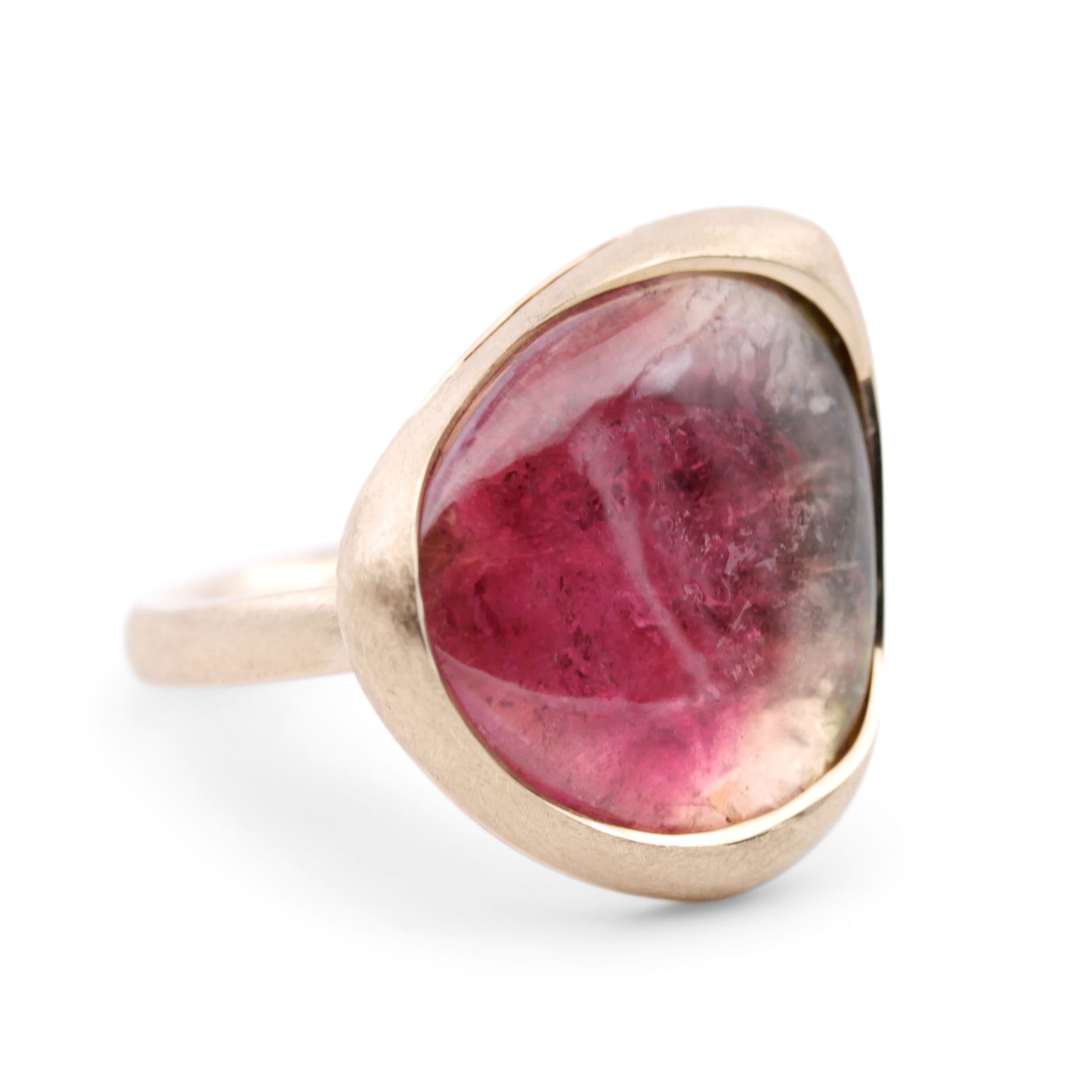 Melonen Turmalin Ring