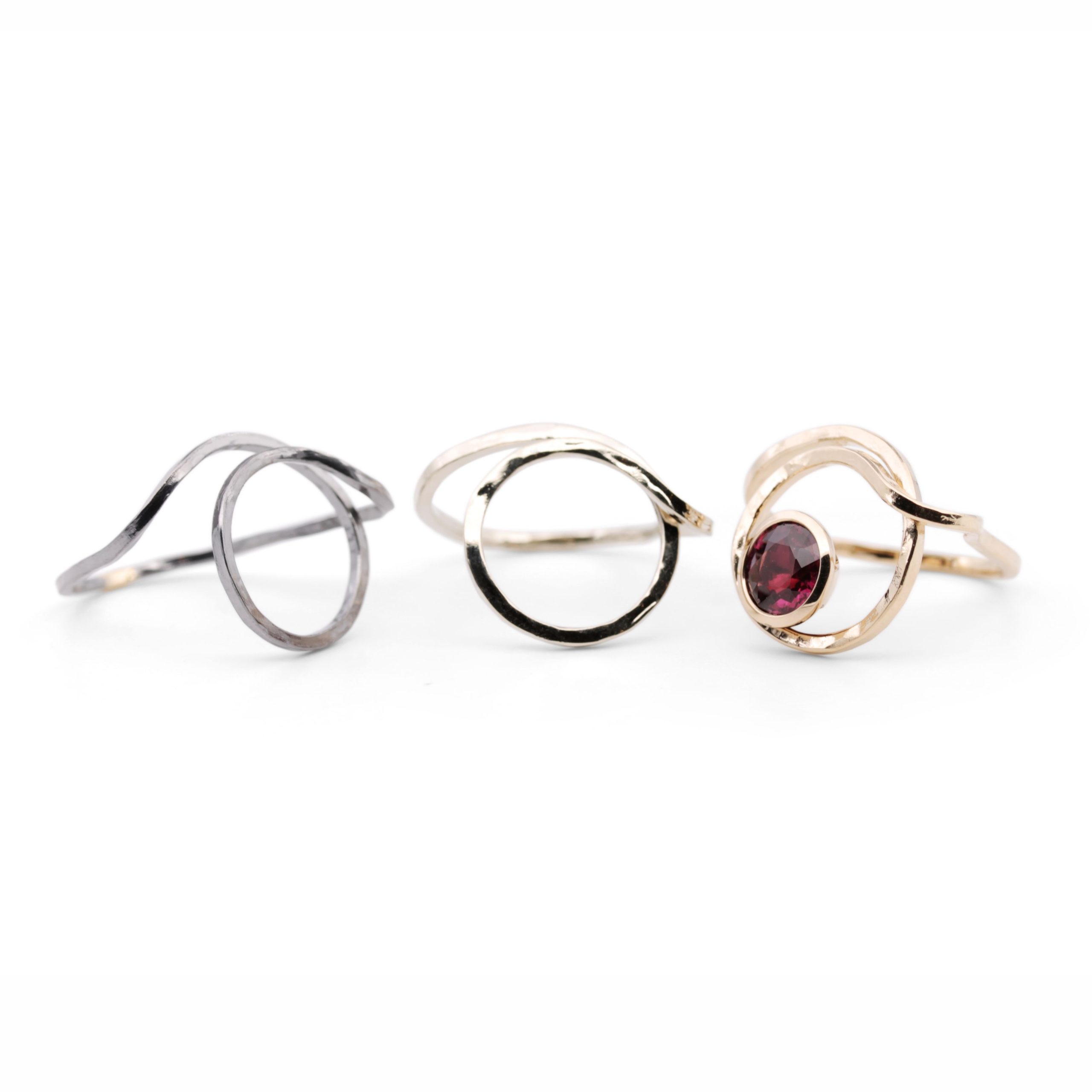 Curle Ring Almandin