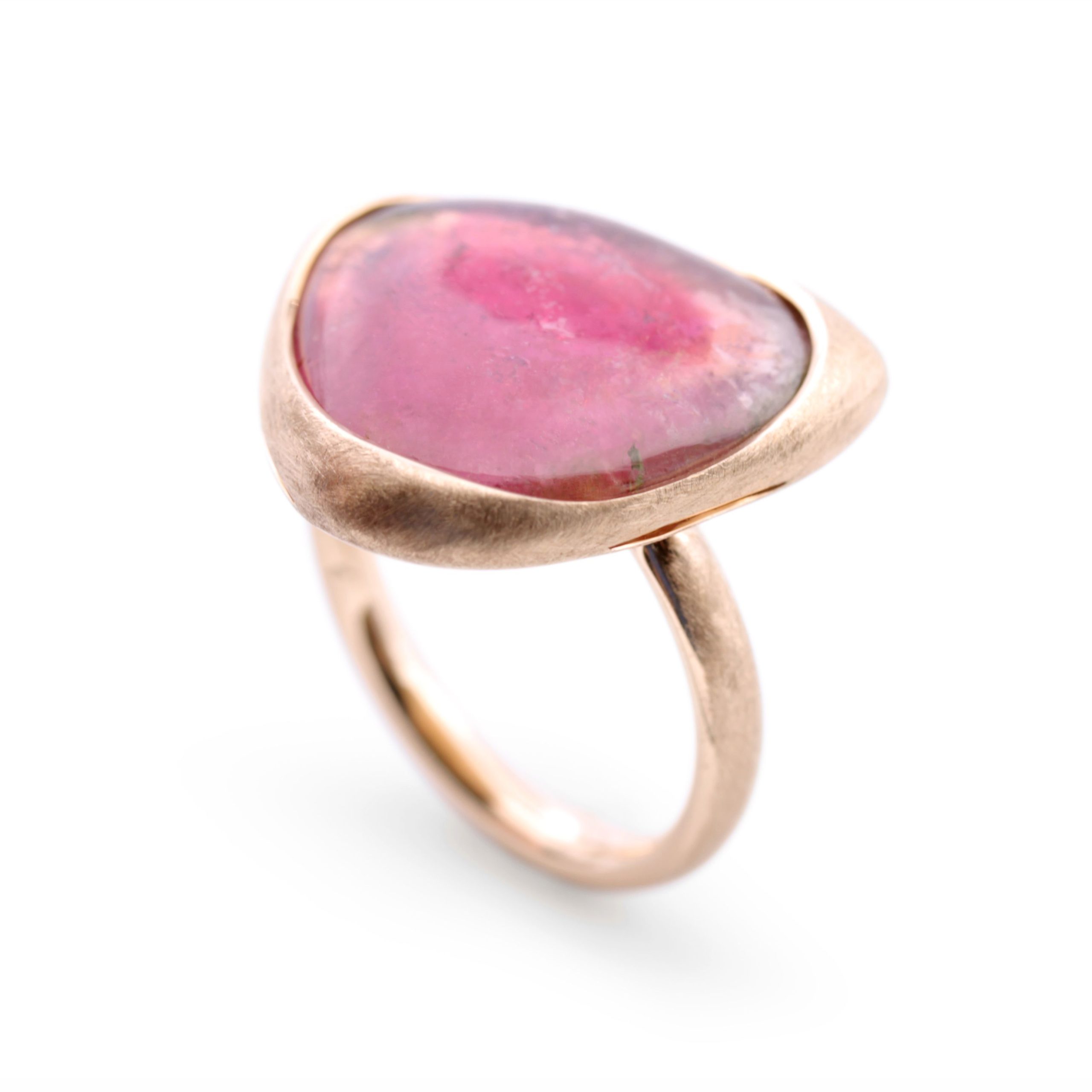 Melonen Turmalin Ring