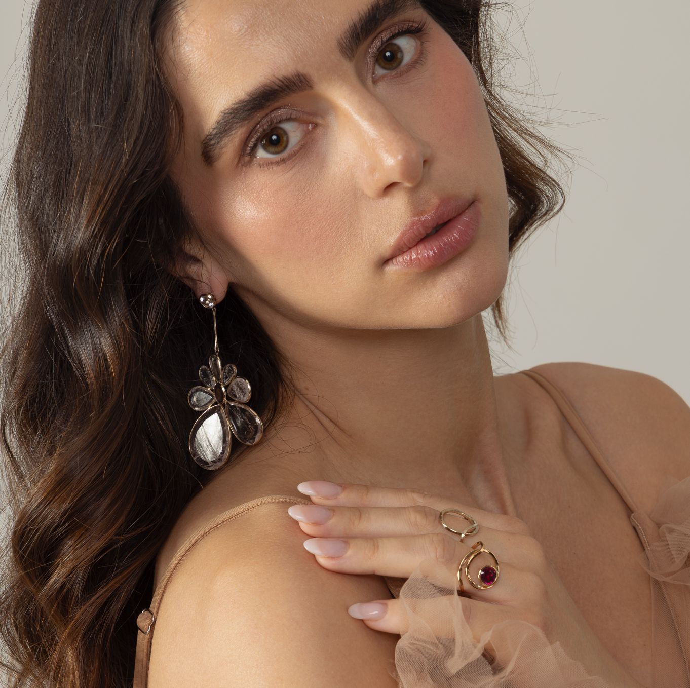 Curle Ring Almandin
