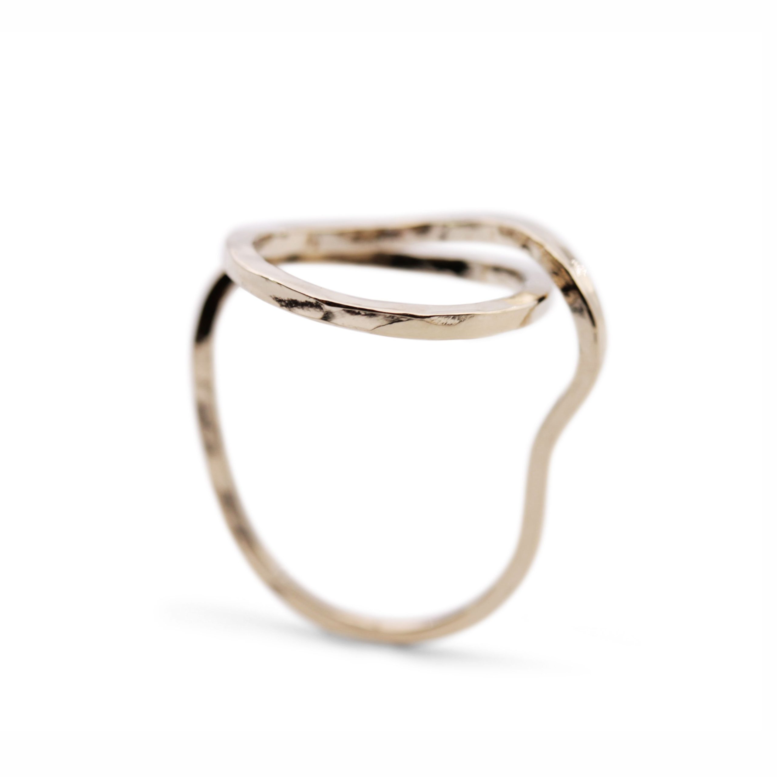 Curle Ring Weißgold