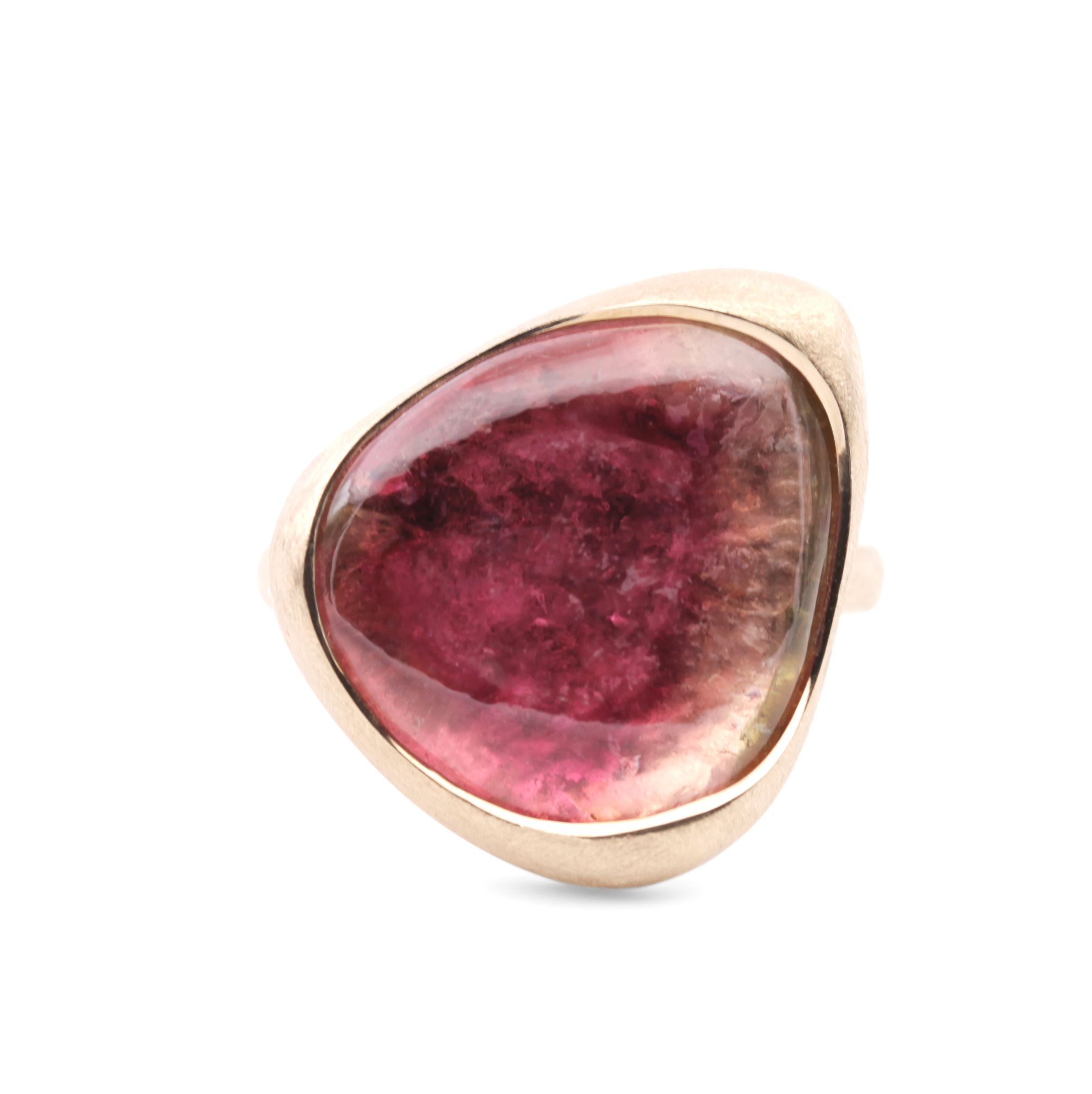 Melonen Turmalin Ring