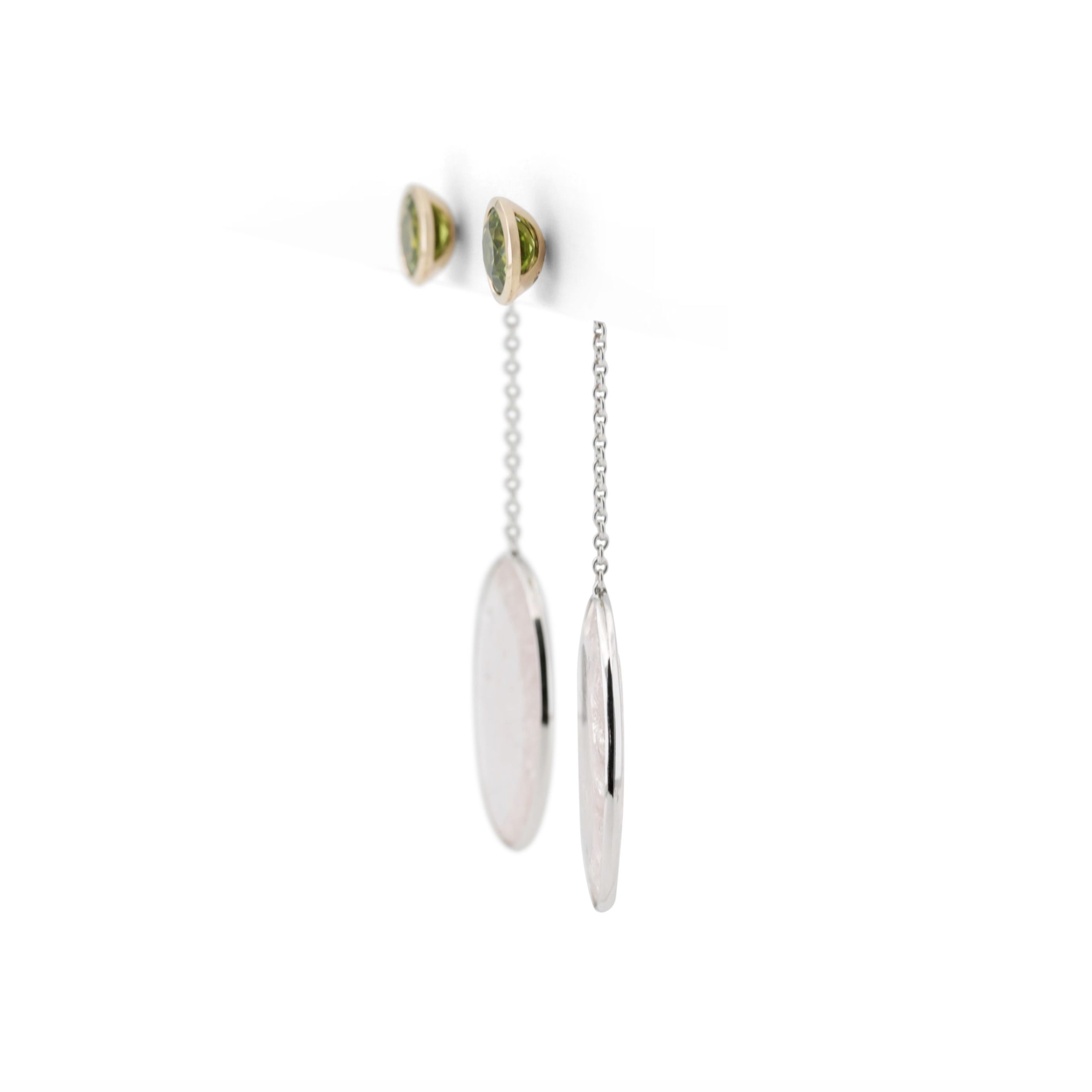 Peridot Ohrstecker Pur