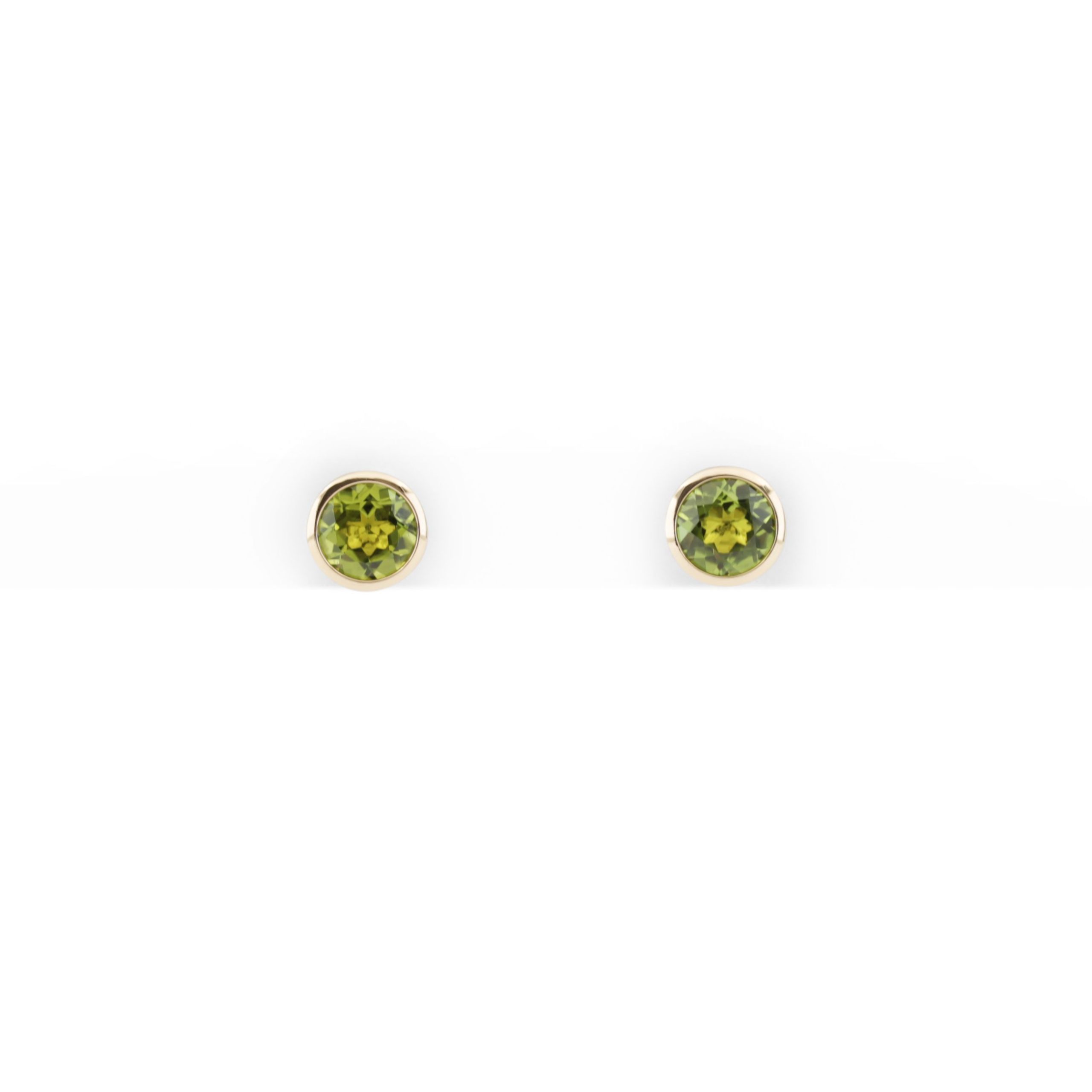 Peridot Ohrstecker Pur
